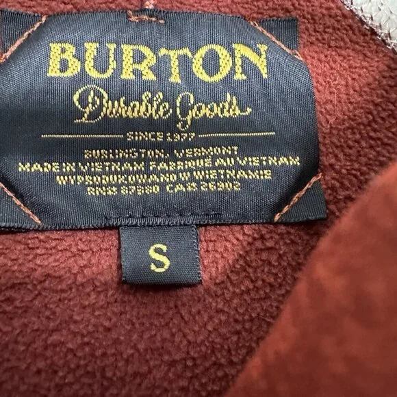 Burton Durable goods Scoop Striped Hoodie‎ Small - Picture 7 of 11